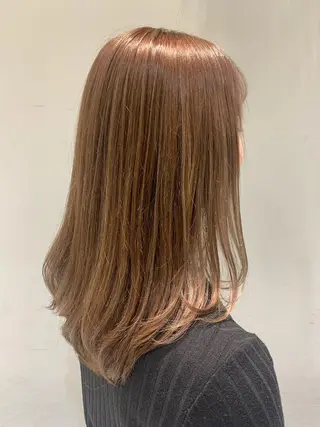 セミロング 髪質改善/縮毛矯正 🎀小林 唯 🎀のヘアスタイル