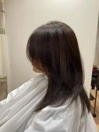 ミディアム ら んのヘアスタイル
