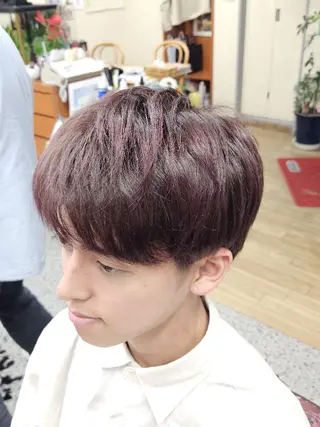 カラー 河合 勇喜のヘアスタイル