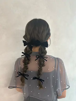 ロング 🎀HARU/ボブ/ セット/赤み消し🫧のヘアスタイル