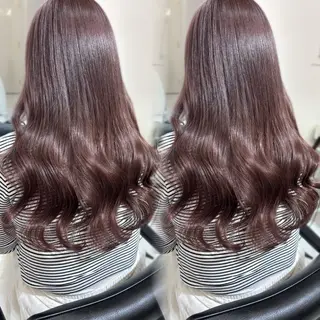 セミロング カラー 盛れる顔周り🤍渋谷 Risa🎀のヘアスタイル