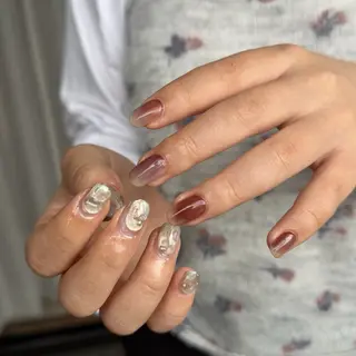 ネイル Suu-hina薬院 ニュアンスネイルのネイルデザイン