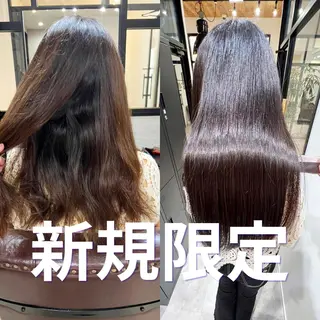 ロング 縮毛矯正×髪質改善 似合わせ　DAITOのヘアスタイル