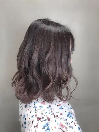 ミディアム カラー 【透明感、艶髪】西村 有司のヘアスタイル