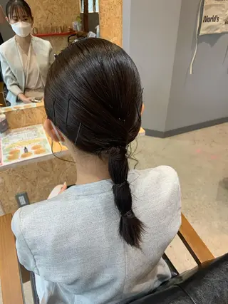 セミロング ヘアアレンジ stylist N0Nのヘアスタイル