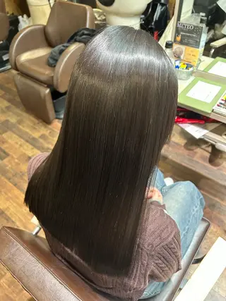 ロング 中尾 翔葵のヘアスタイル