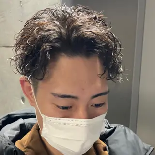 ショート パーマ メンズ 藤井優大 店舗異動しましたのその他イメージ