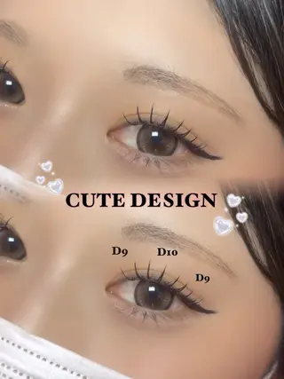 マツエク・マツパ miyu 束感マツエク☘️のマツエク・マツパデザイン
