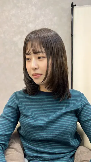 ミディアム カラー Naru┆川西能勢口 ┆髪質改善サロンのヘアスタイル