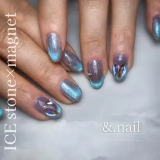 ネイル &.nail/ ニュアンス/持込み可のネイルデザイン