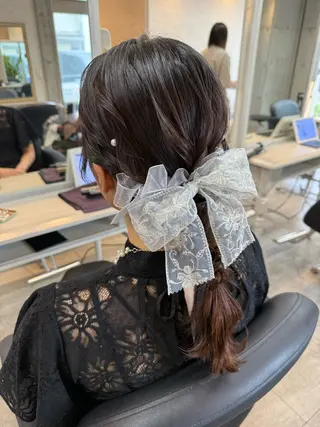 ヘアアレンジ はやしほのか| ヘアセット×カラーのヘアスタイル