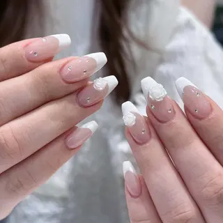 ネイル チップ長さ出し 専門店のネイルデザイン