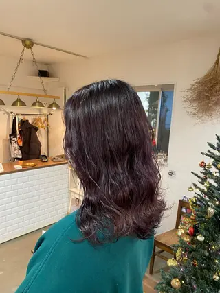 セミロング 🫧透明感カラー× レイヤー🫧HARUのヘアスタイル
