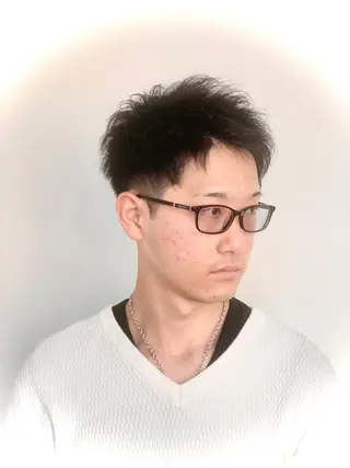 ショート メンズ ゲーマー美容師 KENTOのヘアスタイル