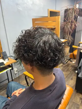 パーマ メンズ 後藤 慶斗のヘアスタイル