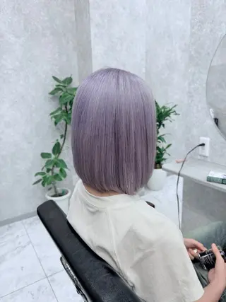 ショート カラー 🌺ハイトーン🌺 矢葺 なぎさ🌺🌺のヘアスタイル