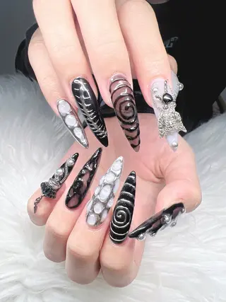 ネイル Lee Nails チップ長さだし専門店のネイルデザイン