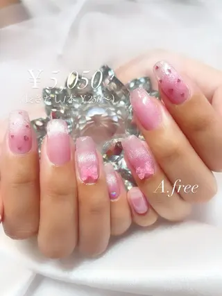 ネイル A.free✧*｡ アレルギー対応✧*｡のネイルデザイン