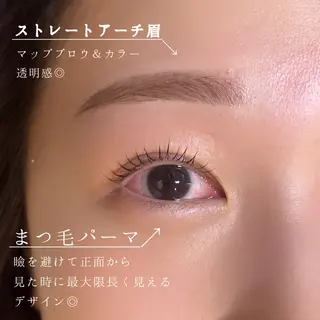 アイブロウ 恵比寿マツエク /まつぱasumiのマツエク・マツパデザイン