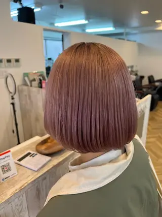 ショート カラー ブリーチ特化 梅田本多翔のヘアスタイル