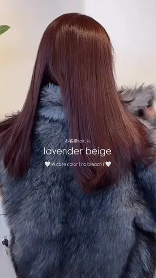ロング カラー ヘアアレンジ ✧透明感ベージュ🤎 表参道takuto✧のヘアスタイル