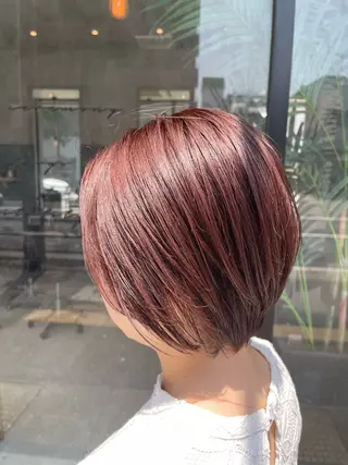 ショート カラー 塚本 昂のヘアスタイル