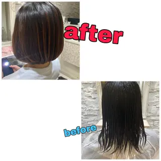 ミディアム 甲斐 みづきのヘアスタイル