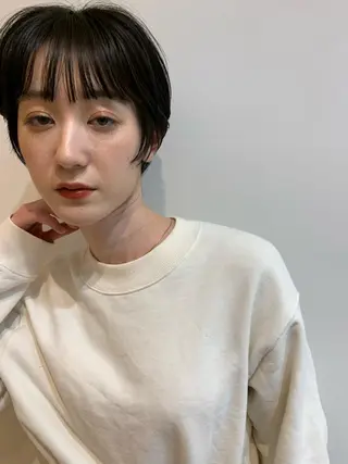 ショート カラー 名駅🦢大人艶カラー 🪽カミヤアカネのヘアスタイル