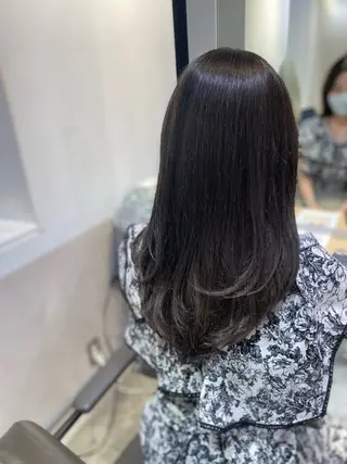 ミディアム カラー メンズ清潔感のプロ 💈メンズパーマ藤田のヘアスタイル