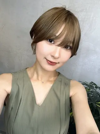 ショート 縮毛矯正/レイヤー taiga🧡のヘアスタイル