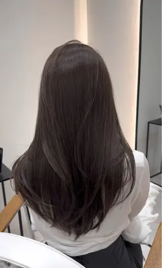 ロング 韓国ヘア🩶侑矢 艶髪透明感/福岡のヘアスタイル