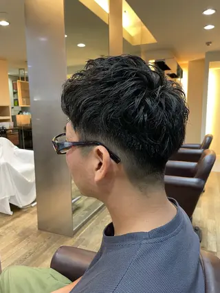 ショート メンズ 小野 心のヘアスタイル