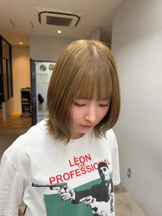 カラー 中島 日菜のヘアスタイル