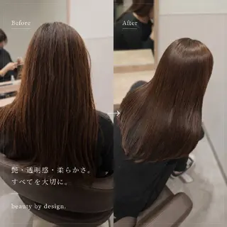 セミロング カラー 【垢抜けカラー/ 縮毛矯正】Taikiのヘアスタイル