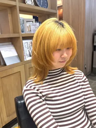 ミディアム 打越 虎瑠のヘアスタイル