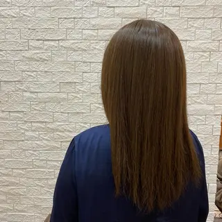 セミロング カラー 松本 沙良のヘアスタイル