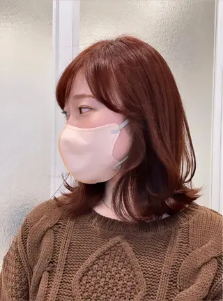 ミディアム Yuka ∥ 深層筋 ×睡眠改善ヘッドスパのヘアスタイル