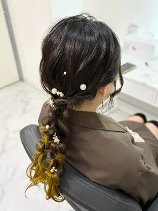 ロング ヘアアレンジ ヘアセット専門店 Rのヘアスタイル