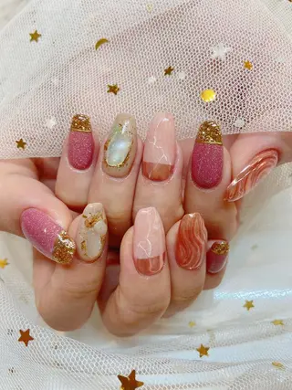 ネイル 長さだし専門店 M2 rikaのネイルデザイン