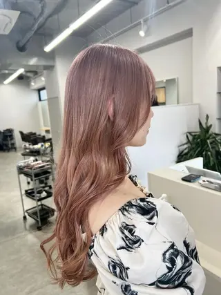 セミロング カラー ✨【公式】 juhl.横浜✨のヘアスタイル