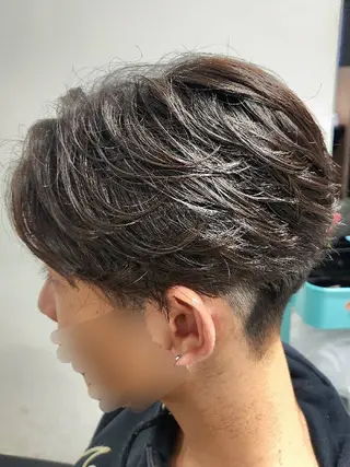 パーマ 🇰🇷ダウンパーマ 毛流れヘア🪽藤原のヘアスタイル