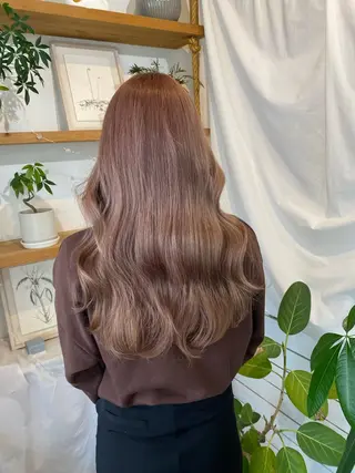 ロング カラー 上品韓国ヘア レイヤー/ayaのヘアスタイル