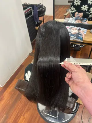 ロング 大西 涼のヘアスタイル