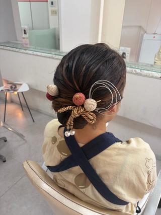 ヘアアレンジ のあ🍀ヘアカラー/ 透明感/アレンジのヘアスタイル