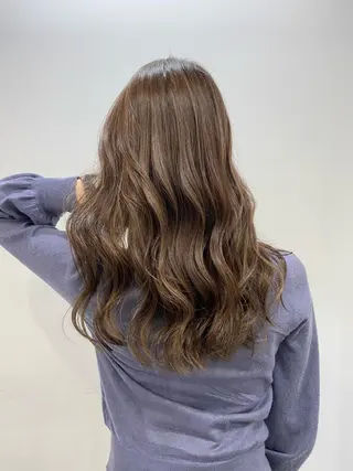 ロング カラー レイヤーカット 赤み消し　店長/大和のヘアスタイル