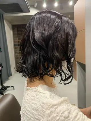 パーマ ボブパーマコテ巻き風 パーマNo1深江秀平のヘアスタイル