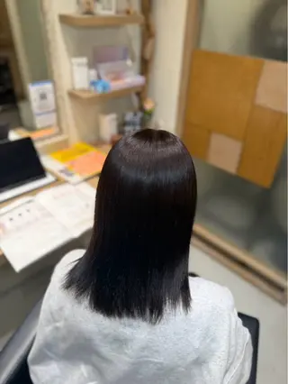 ミディアム 透明感カラー🤎 静岡/💖ヘアセットのヘアスタイル