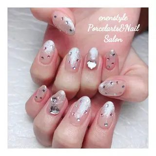 ミディアム ネイル 🐾enen style 🐾のネイルデザイン