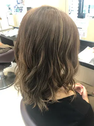ミディアム カラー リリー /Men's/パーマのヘアスタイル