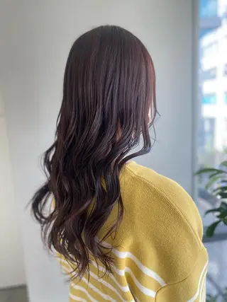セミロング カラー ヘアアレンジ ボブ /ニュアンス/ satomi🧸💖のヘアスタイル